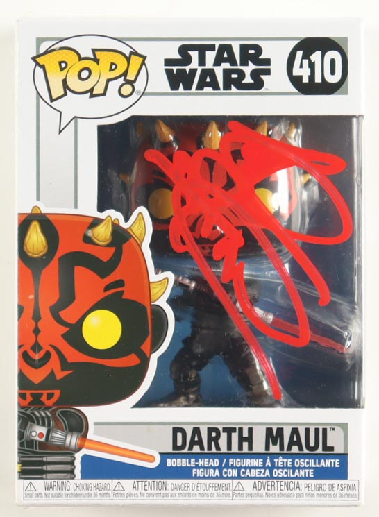 Ray Park Signed "Star Wars" #410 Darth Maul Bobble-Head Funko Pop! Vinyl Figure (Beckett) at PristineAuction.com Ray Park Signed "Star Wars" #410 Darth Maul Bobble-Head Funko Pop! Vinyl Figure (Beckett) at PristineAuction.com
