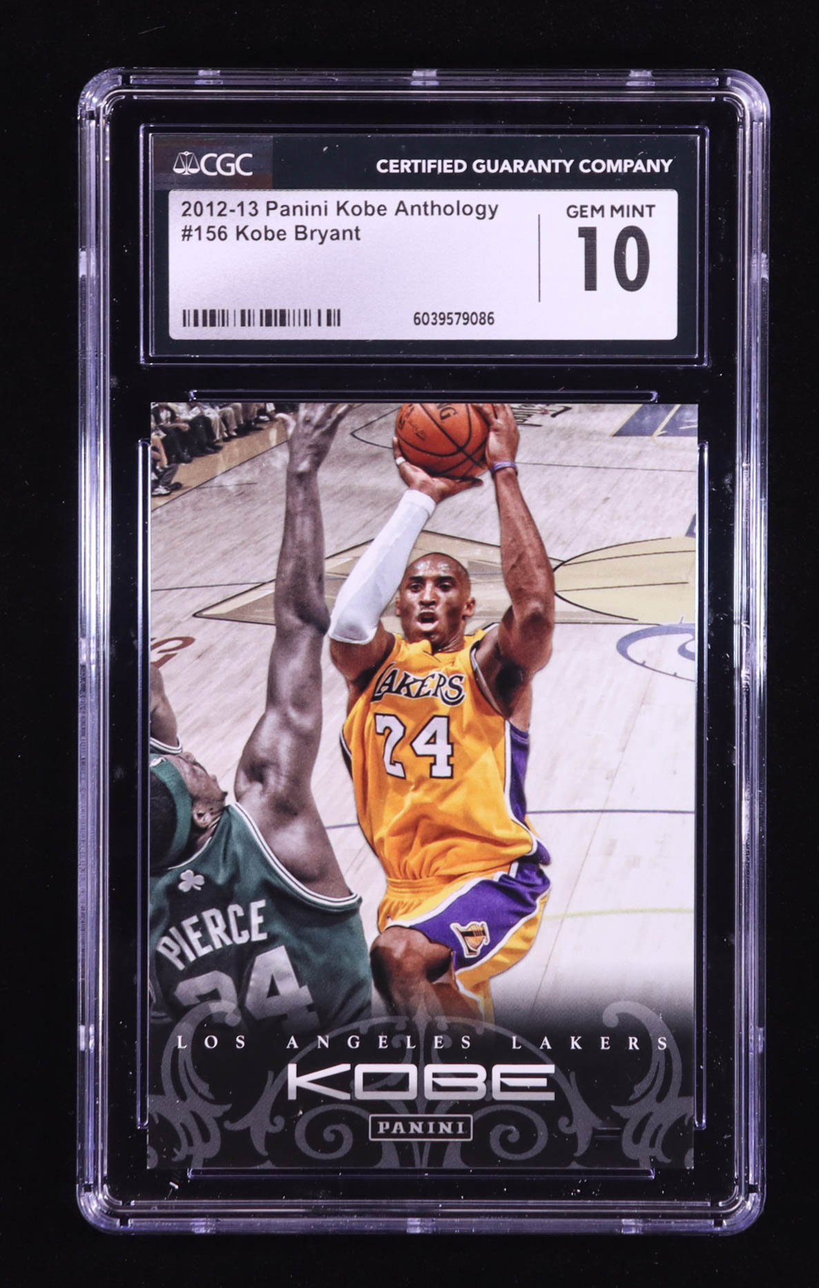 Kobe Bryant 2012-13 Panini Kobe Anthology #156 (CGC 10) at PristineAuction.com Kobe Bryant 2012-13 Panini Kobe Anthology #156 (CGC 10) at PristineAuction.com