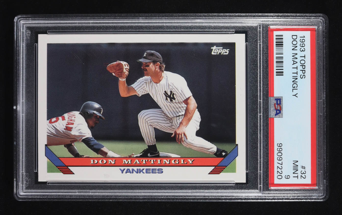 Don Mattingly 1993 Topps #32 (PSA 9) at PristineAuction.com Don Mattingly 1993 Topps #32 (PSA 9) at PristineAuction.com