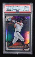 Jace Jung 2022 Bowman Chrome Draft Refractor #BDC15 RC (PSA 10) at PristineAuction.com