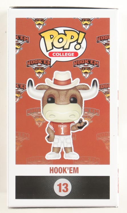 Vince Young Signed "Texas Longhorns" #13 Hook'em Funko Pop! Vinyl Figure (Beckett) at PristineAuction.com Vince Young Signed "Texas Longhorns" #13 Hook'em Funko Pop! Vinyl Figure (Beckett) at PristineAuction.com