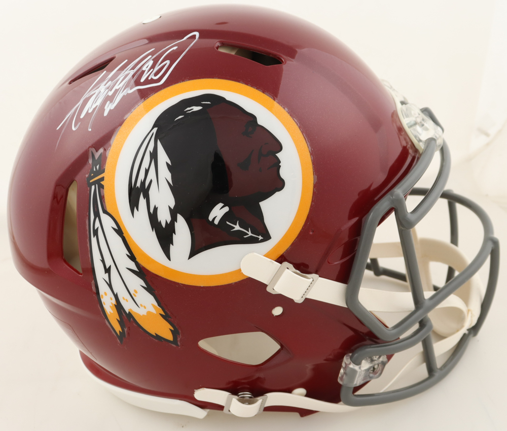 Adrian Peterson Signed Redskins Full-Size Authentic On-Field Speed Helmet (Beckett) at PristineAuction.com Adrian Peterson Signed Redskins Full-Size Authentic On-Field Speed Helmet (Beckett) at PristineAuction.com