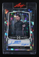 Lionel Messi 2025 Leaf Sports Heroes Autograph Crystal #BA-LM1 #6/15 at PristineAuction.com