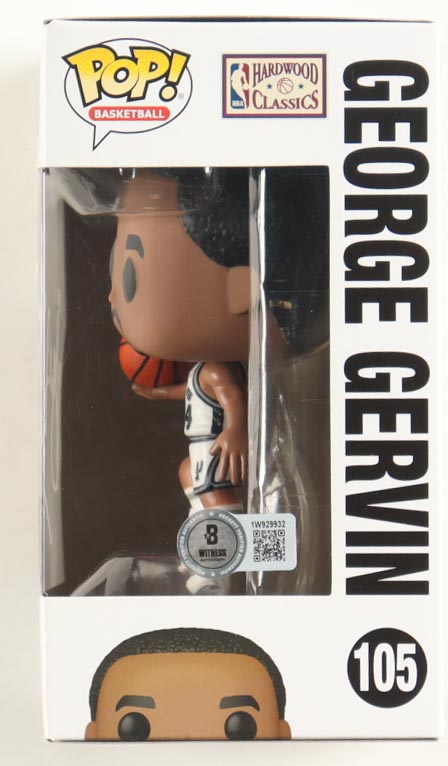 George Gervin Signed "Spurs" #105 Funko Pop! Vinyl Figure Inscribed "Ice" (Beckett) at PristineAuction.com George Gervin Signed "Spurs" #105 Funko Pop! Vinyl Figure Inscribed "Ice" (Beckett) at PristineAuction.com