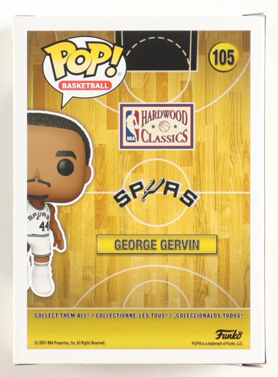 George Gervin Signed "Spurs" #105 Funko Pop! Vinyl Figure Inscribed "Ice" (Beckett) at PristineAuction.com George Gervin Signed "Spurs" #105 Funko Pop! Vinyl Figure Inscribed "Ice" (Beckett) at PristineAuction.com