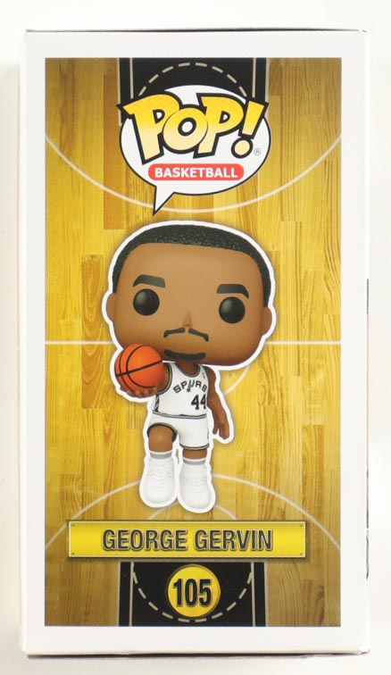 George Gervin Signed "Spurs" #105 Funko Pop! Vinyl Figure Inscribed "Ice" (Beckett) at PristineAuction.com George Gervin Signed "Spurs" #105 Funko Pop! Vinyl Figure Inscribed "Ice" (Beckett) at PristineAuction.com