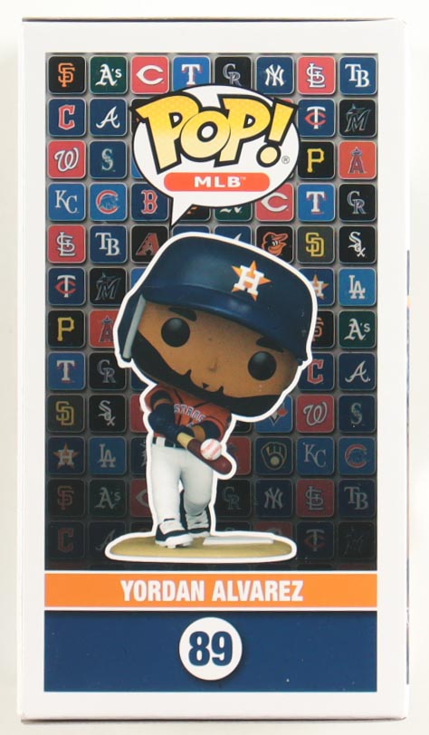 Yordan Alvarez Signed "Astros" #89 Funko Pop! Vinyl Figure (JSA) at PristineAuction.com Yordan Alvarez Signed "Astros" #89 Funko Pop! Vinyl Figure (JSA) at PristineAuction.com