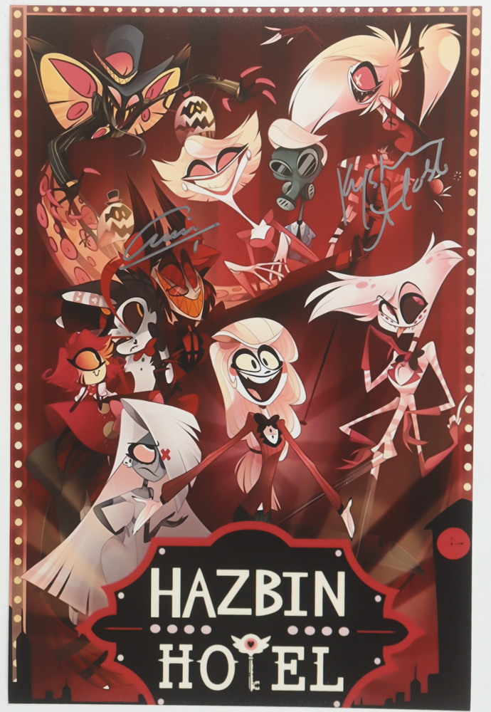 Amir Talai & Krystina Alabado Signed "Hazbin Hotel" 8x12 Photo (JSA) at PristineAuction.com Amir Talai & Krystina Alabado Signed "Hazbin Hotel" 8x12 Photo (JSA) at PristineAuction.com