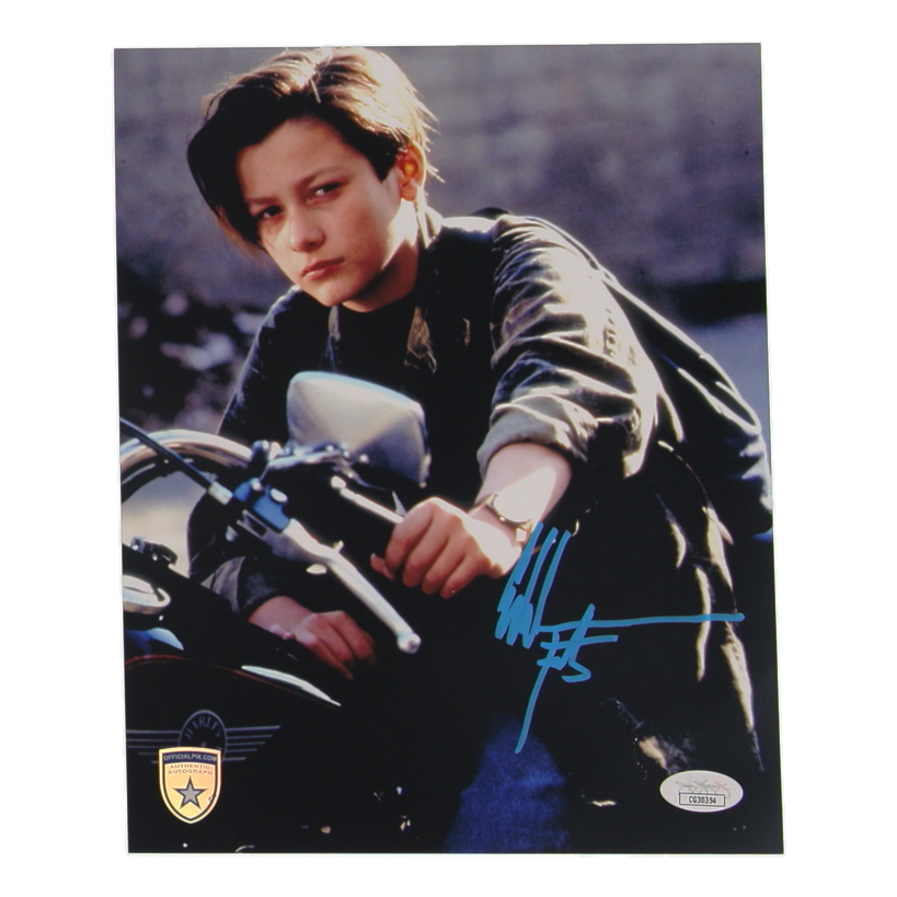 Edward Furlong Signed "Terminator 2: Judement Day" 8x10 Photo (JSA) at PristineAuction.com Edward Furlong Signed "Terminator 2: Judement Day" 8x10 Photo (JSA) at PristineAuction.com