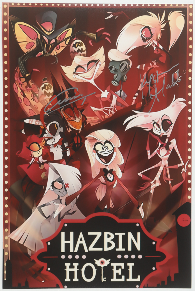 Amir Talai & Krystina Alabado Signed "Hazbin Hotel" 8x12 Photo (JSA) at PristineAuction.com Amir Talai & Krystina Alabado Signed "Hazbin Hotel" 8x12 Photo (JSA) at PristineAuction.com