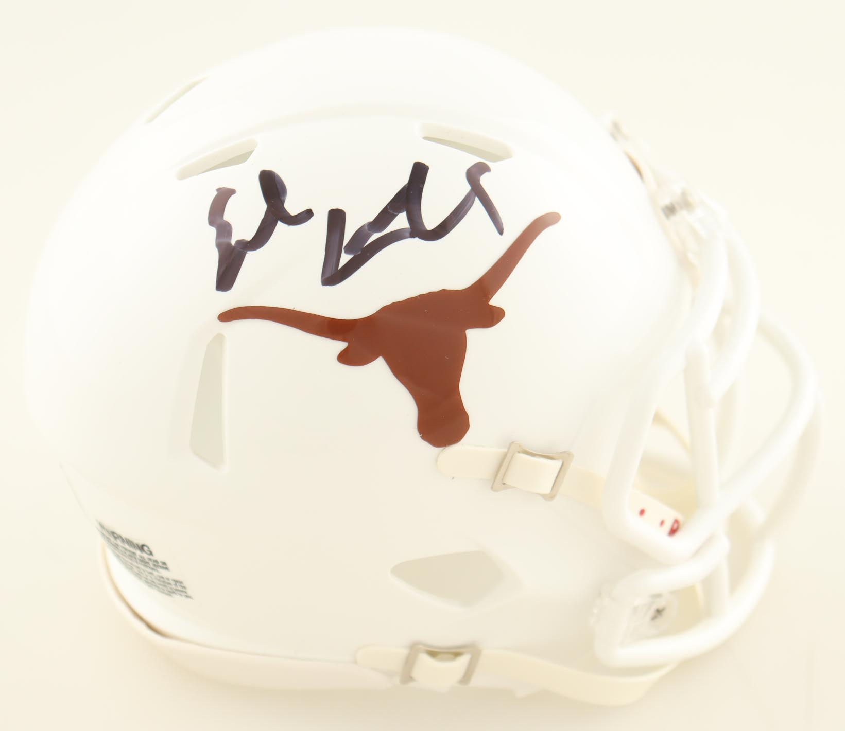 Earl Campbell Signed Texas Longhorns Speed Mini Helmet (Beckett) at PristineAuction.com Earl Campbell Signed Texas Longhorns Speed Mini Helmet (Beckett) at PristineAuction.com