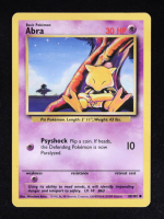 Abra C 1999 Pokemon Base Unlimited #43 at PristineAuction.com
