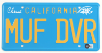 Cheech Marin & Tommy Chong Signed "Up In Smoke" License Plate (Beckett) at PristineAuction.com