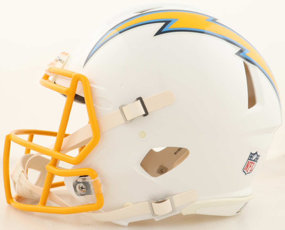 Dan Fouts Signed Chargers Full-Size Authentic On-Field Speed Helmet with Multiple Inscriptions (Beckett) at PristineAuction.com Dan Fouts Signed Chargers Full-Size Authentic On-Field Speed Helmet with Multiple Inscriptions (Beckett) at PristineAuction.com