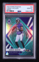 Lamar Jackson 2020 Panini Phoenix Green #61 (PSA 10) at PristineAuction.com