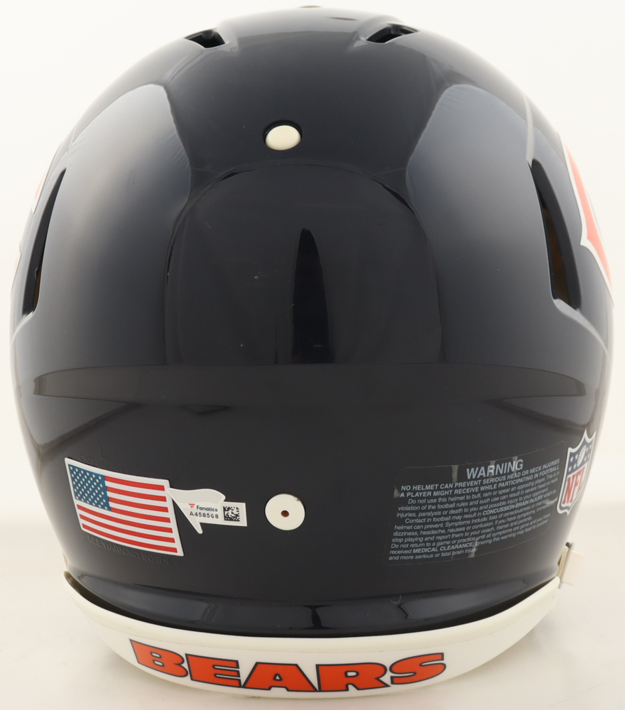 Mitchell Trubisky Signed Bears Full-Size Authentic On-Field Speed Helmet (Fanatics) at PristineAuction.com Mitchell Trubisky Signed Bears Full-Size Authentic On-Field Speed Helmet (Fanatics) at PristineAuction.com