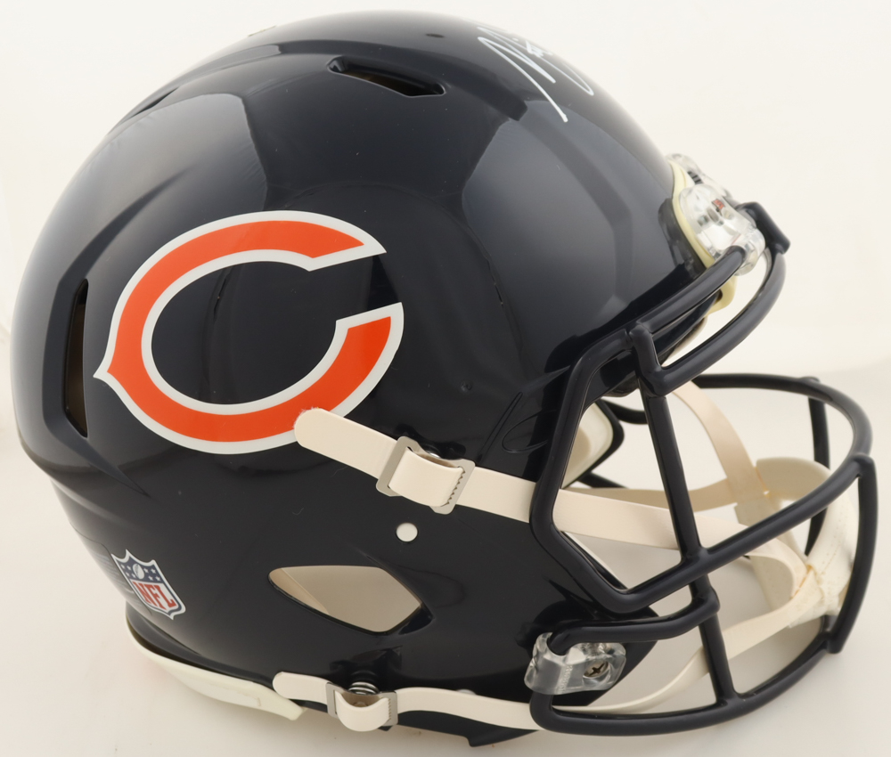 Mitchell Trubisky Signed Bears Full-Size Authentic On-Field Speed Helmet (Fanatics) at PristineAuction.com Mitchell Trubisky Signed Bears Full-Size Authentic On-Field Speed Helmet (Fanatics) at PristineAuction.com