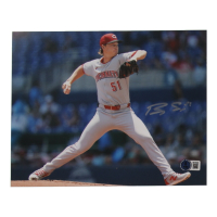 Brady Singer Signed Reds 8x10 Photo (Beckett) at PristineAuction.com