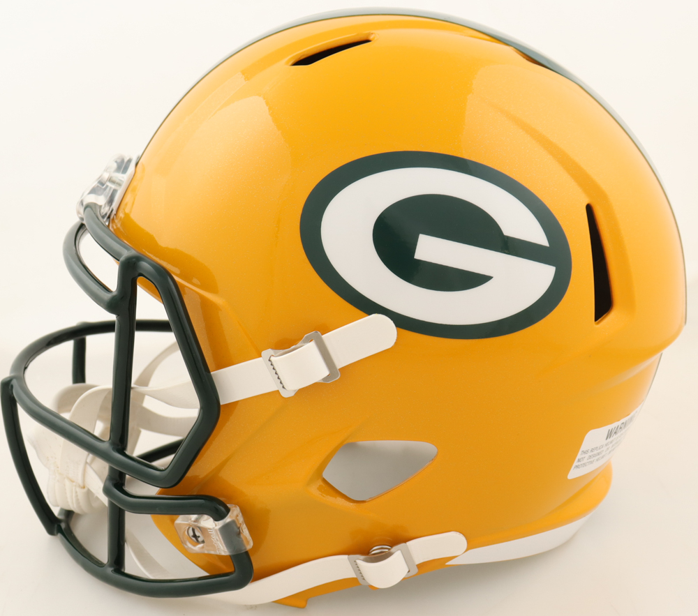 Jace Sternberger Signed Packers Full-Size Authentic Speed Helmet (Beckett) at PristineAuction.com Jace Sternberger Signed Packers Full-Size Authentic Speed Helmet (Beckett) at PristineAuction.com