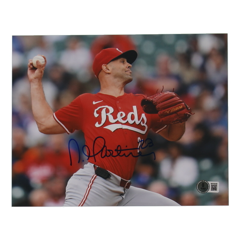 Nick Martinez Signed Reds 8x10 Photo (Beckett) at PristineAuction.com Nick Martinez Signed Reds 8x10 Photo (Beckett) at PristineAuction.com