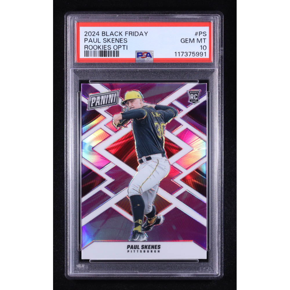 Paul Skenes 2024 Panini Black Friday Rookies Opti #PS #103/199 RC (PSA ...