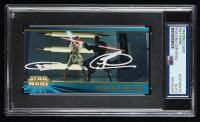 Ray Park Signed 1999 Topps Widevision Star Wars: Episode I Series 2 #77 Dueling with Darth Maul (PSA) at PristineAuction.com
