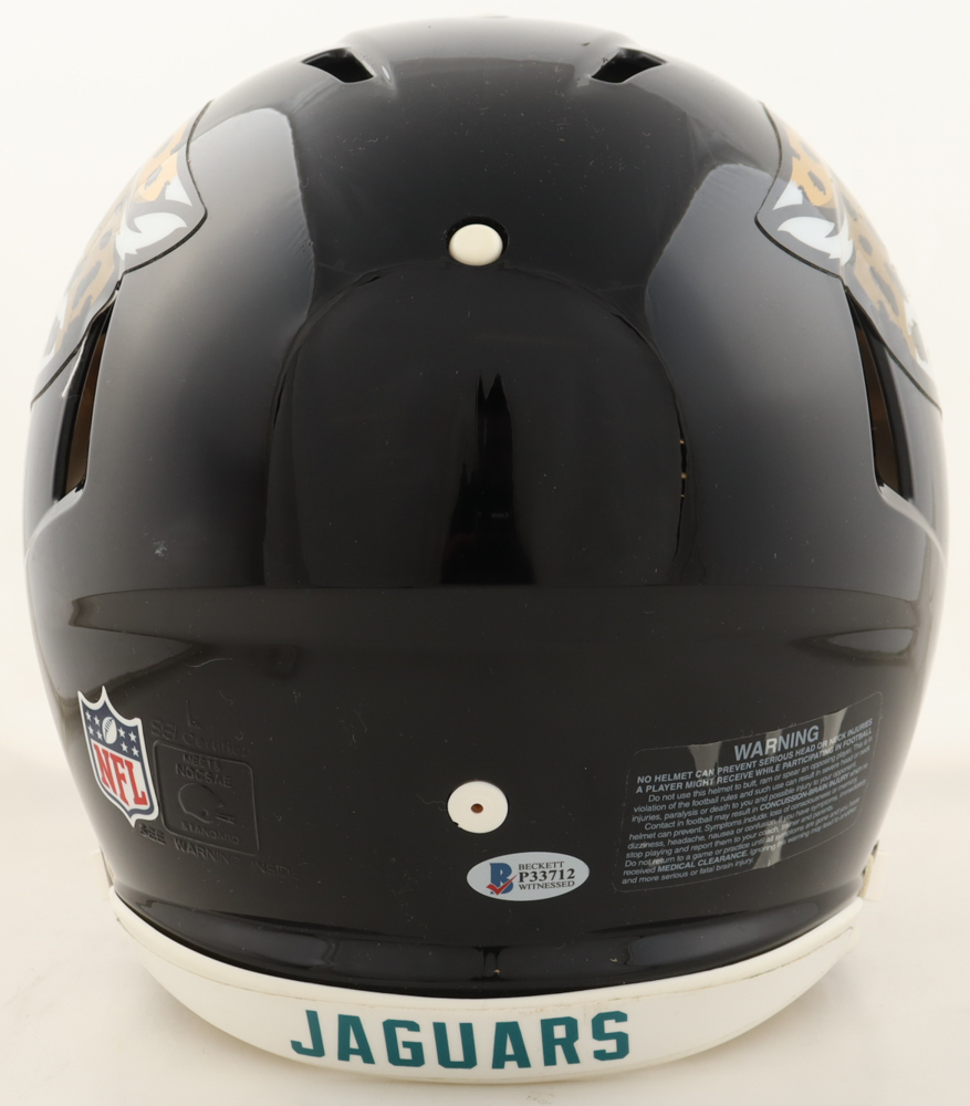 Josh Hines-Allen Signed Jaguars Full-Size Authentic On-Field Speed Helmet Inscribed "2019 1st Rd Pick" (Beckett) at PristineAuction.com Josh Hines-Allen Signed Jaguars Full-Size Authentic On-Field Speed Helmet Inscribed "2019 1st Rd Pick" (Beckett) at PristineAuction.com