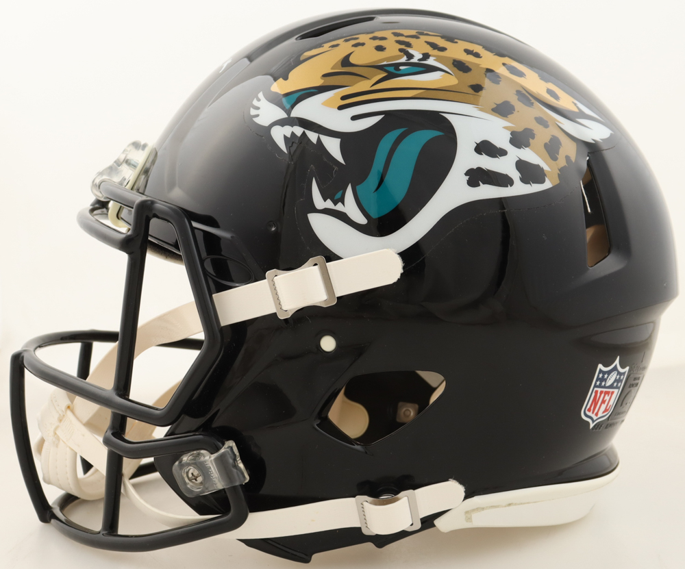 Josh Hines-Allen Signed Jaguars Full-Size Authentic On-Field Speed Helmet Inscribed "2019 1st Rd Pick" (Beckett) at PristineAuction.com Josh Hines-Allen Signed Jaguars Full-Size Authentic On-Field Speed Helmet Inscribed "2019 1st Rd Pick" (Beckett) at PristineAuction.com