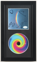 "Moon Music" Custom Framed CD Insert Display Band-Signed By (4) with Chris Martin, Guy Berryman, Jonny Buckland, & Will Champion (ACOA) at PristineAuction.com