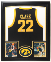 Caitlin Clark Signed Custom Framed Jersey Display with Photos (PSA) at PristineAuction.com