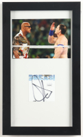 John Cena Signed Custom Framed Cut Display (JSA) at PristineAuction.com