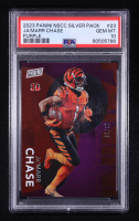 Ja'Marr Chase 2023 Panini NSCC Silver Pack Purple #23 #13/25 (PSA 10) at PristineAuction.com