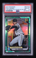 Paul Skenes 2024 Bowman Chrome Prospects Lunar Glow Refractor #BCP125 RC (PSA 10) at PristineAuction.com