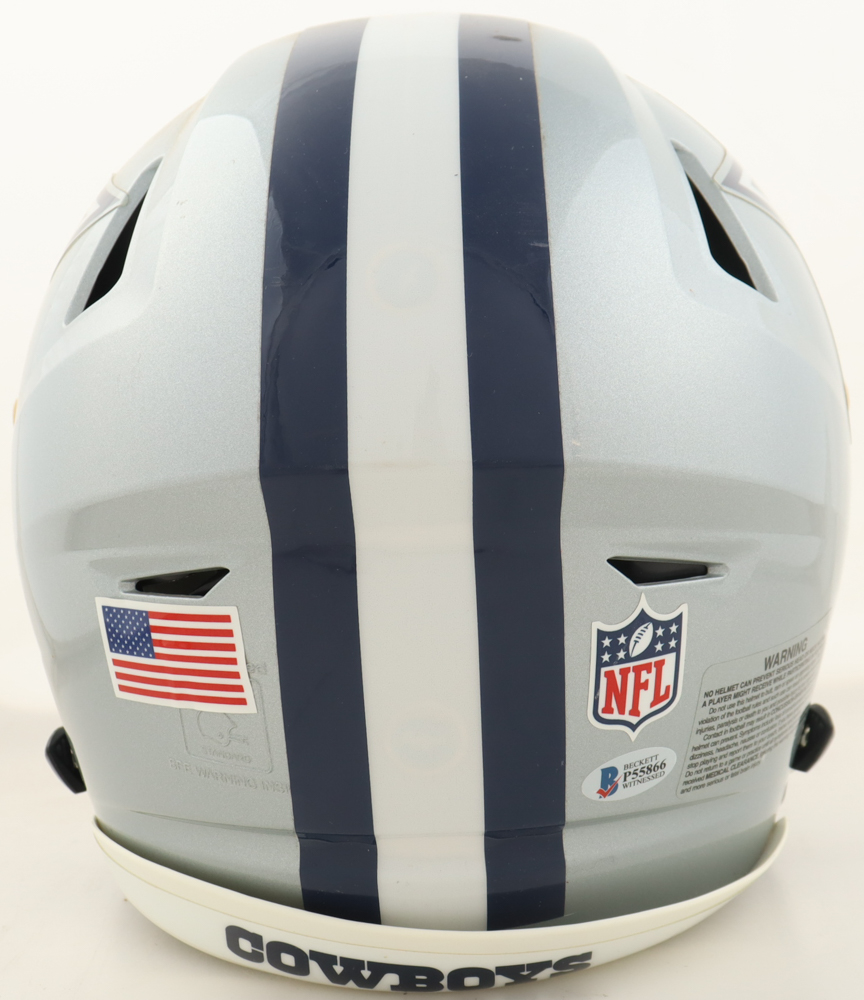 Deion Sanders Signed Cowboys Full-Size Authentic On-Field SpeedFlex Helmet (Beckett) at PristineAuction.com Deion Sanders Signed Cowboys Full-Size Authentic On-Field SpeedFlex Helmet (Beckett) at PristineAuction.com