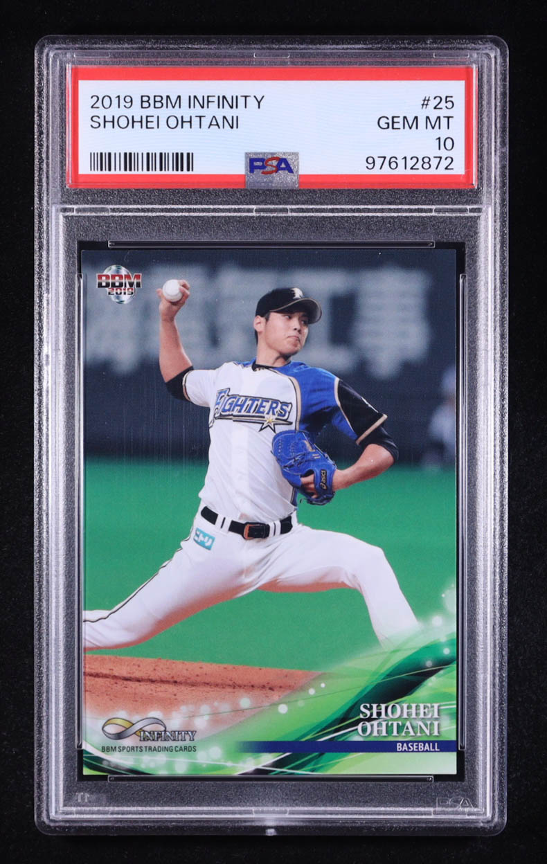 Shohei Ohtani 2019 BBM Infinity #25 (PSA 10) at PristineAuction.com Shohei Ohtani 2019 BBM Infinity #25 (PSA 10) at PristineAuction.com