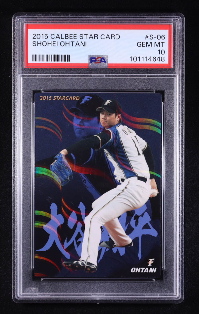 Shohei Ohtani 2015 Calbee Star Card #S06 (PSA 10) at PristineAuction.com Shohei Ohtani 2015 Calbee Star Card #S06 (PSA 10) at PristineAuction.com