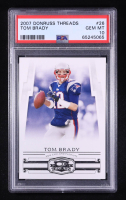 Tom Brady 2007 Donruss Threads #26 (PSA 10) at PristineAuction.com