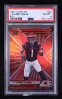 Ja'Marr Chase 2021 Panini XR Red #105 RC #70/249 (PSA 10) at PristineAuction.com