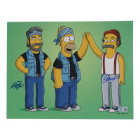 Cheech Marin & Tommy Chong Signed "The Simpsons" 11x14 Photo (Beckett) at PristineAuction.com