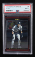 Ichiro Suzuki 2002 Bowman Chrome Refractors #51 (PSA 8) at PristineAuction.com