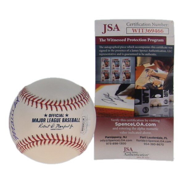 Juan Marichal Signed OML Hall of Fame Logo Baseball (JSA) at PristineAuction.com Juan Marichal Signed OML Hall of Fame Logo Baseball (JSA) at PristineAuction.com