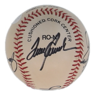 ONL Baseball Signed By (6) with Juan Marichal, Dennis Eckersley, Tom Seaver, Rollie Fingers (JSA) at PristineAuction.com ONL Baseball Signed By (6) with Juan Marichal, Dennis Eckersley, Tom Seaver, Rollie Fingers (JSA) at PristineAuction.com
