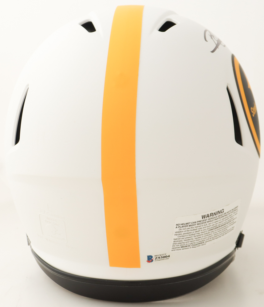 Rod Woodson Signed Steelers Full-Size Authentic On-Field Lunar Eclipse Alternate Speed Helmet (Beckett) at PristineAuction.com Rod Woodson Signed Steelers Full-Size Authentic On-Field Lunar Eclipse Alternate Speed Helmet (Beckett) at PristineAuction.com