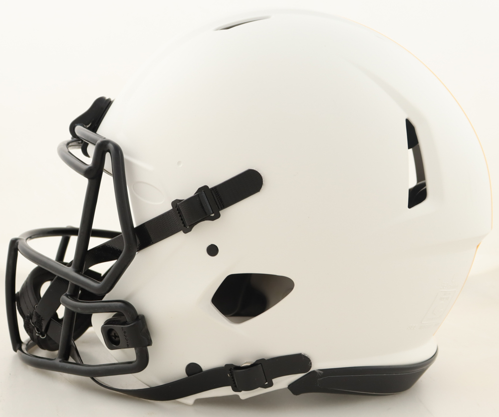 Rod Woodson Signed Steelers Full-Size Authentic On-Field Lunar Eclipse Alternate Speed Helmet (Beckett) at PristineAuction.com Rod Woodson Signed Steelers Full-Size Authentic On-Field Lunar Eclipse Alternate Speed Helmet (Beckett) at PristineAuction.com