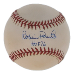 Robin Roberts Signed ONL Baseball Inscribed "HOF 76" (Steiner) at PristineAuction.com Robin Roberts Signed ONL Baseball Inscribed "HOF 76" (Steiner) at PristineAuction.com