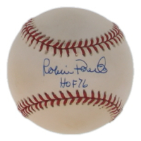 Robin Roberts Signed ONL Baseball Inscribed "HOF 76" (Steiner) at PristineAuction.com