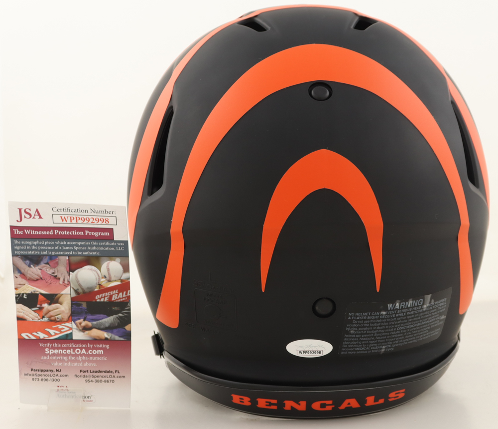 Chad Johnson Signed Bengals Full-Size Authentic On-Field Eclipse Alternate Speed Helmet (JSA) at PristineAuction.com Chad Johnson Signed Bengals Full-Size Authentic On-Field Eclipse Alternate Speed Helmet (JSA) at PristineAuction.com