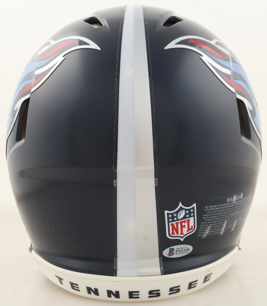 Jevon Kearse Signed Titans Full-Size Authentic On-Field Speed Helmet Inscribed "The Freak" (Beckett) at PristineAuction.com Jevon Kearse Signed Titans Full-Size Authentic On-Field Speed Helmet Inscribed "The Freak" (Beckett) at PristineAuction.com