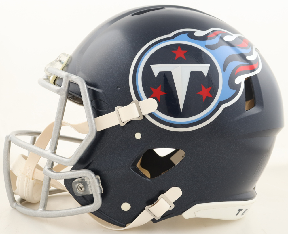 Jevon Kearse Signed Titans Full-Size Authentic On-Field Speed Helmet Inscribed "The Freak" (Beckett) at PristineAuction.com Jevon Kearse Signed Titans Full-Size Authentic On-Field Speed Helmet Inscribed "The Freak" (Beckett) at PristineAuction.com