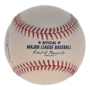 Paul O'Neill Signed OML Hall of Fame Logo Baseball (JSA) at PristineAuction.com Paul O'Neill Signed OML Hall of Fame Logo Baseball (JSA) at PristineAuction.com